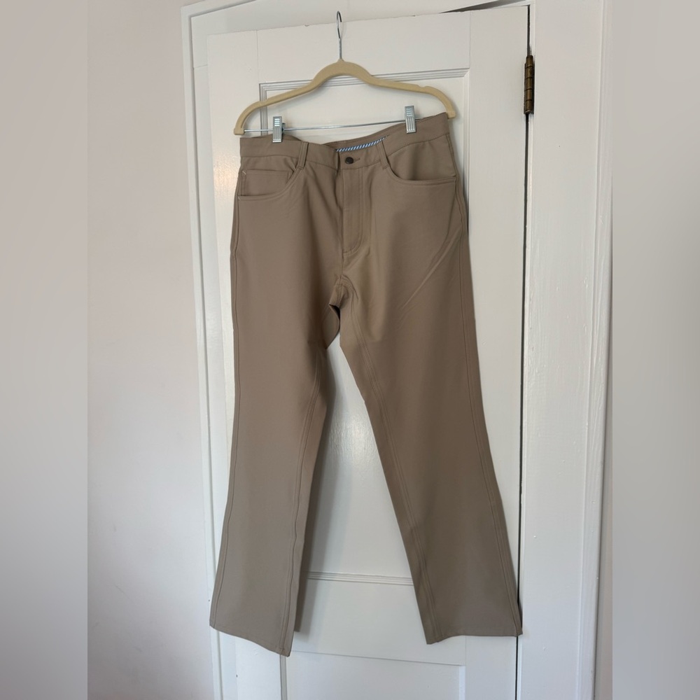 Foot Joy 5-Pocket Performance Golf Pants - Khaki - Size 32W x 32L
